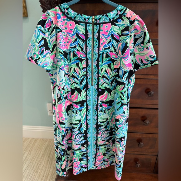 Lilly Pulitzer Tamaya Onyx Let’s Get Wild Dress, XL - Picture 3 of 3